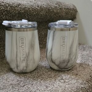BrüMate Marble Insulated Wine Tumblers